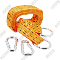 ELEGANT Трос буксирувальний з карабіном  (жовтий)  4м  5т  EL 101834