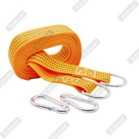 ELEGANT Трос буксирувальний з карабіном  (жовтий)  6м  5т  EL 101835