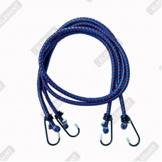 ELEGANT Стяжка гумова з гаками 0,8х1м 2шт EL 101843