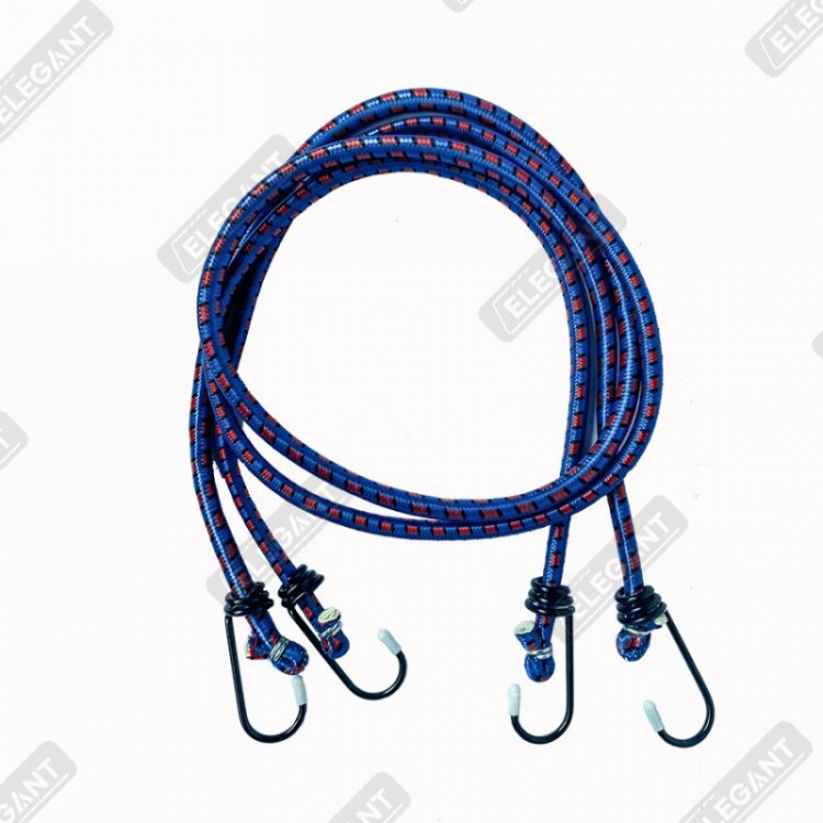 ELEGANT Стяжка гумова з гаками 0,8х1м 2шт EL 101843