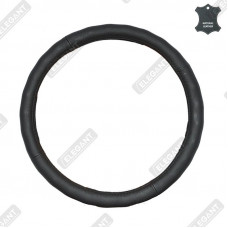 ELEGANT Чохол руля чорн. шкіра (масажер гладкий ) M EL 105631