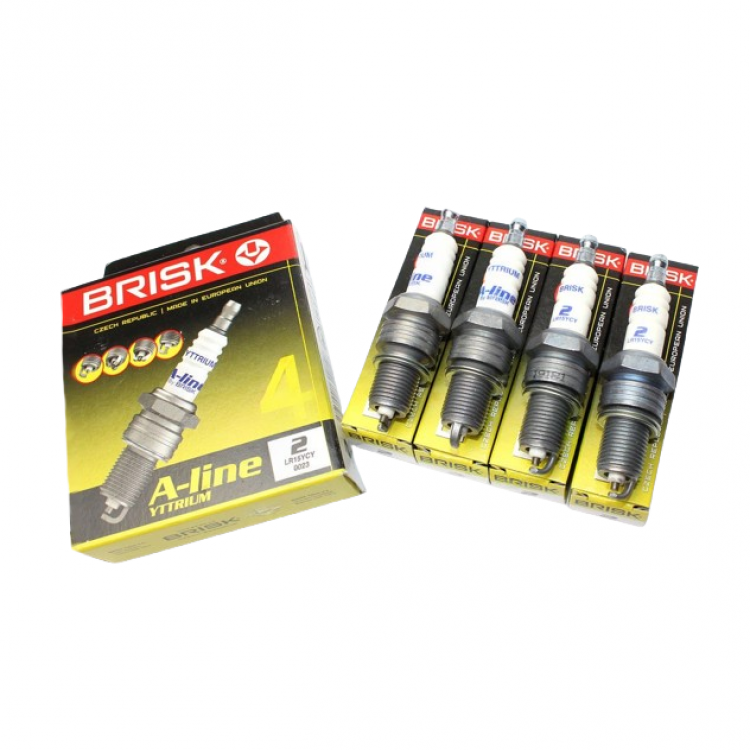 BRISK Свічки  A-Line-2 длин. (1уп-4шт)