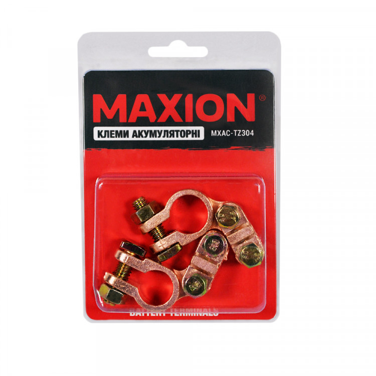 MAXION  Клеми акумулятора (обміднений цинк покриття)TZ 304