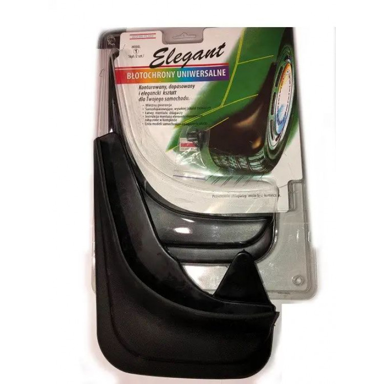 ELEGANT Бризговик автомобільний передній  (коротший, комплект 2-шт) Elegant - 1