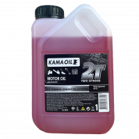 Олива мото  КАМА OIL 2Т  (червона) 1л (напівсинтетична)