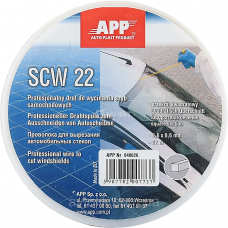 APP Струна і тримач для вирізки автомобільного скла  SСW  22m, квадратна 0,6х0,6mm