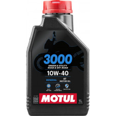 Олива мото Motul •3000• 10W-40  4T  1л  (мінер.)  107672
