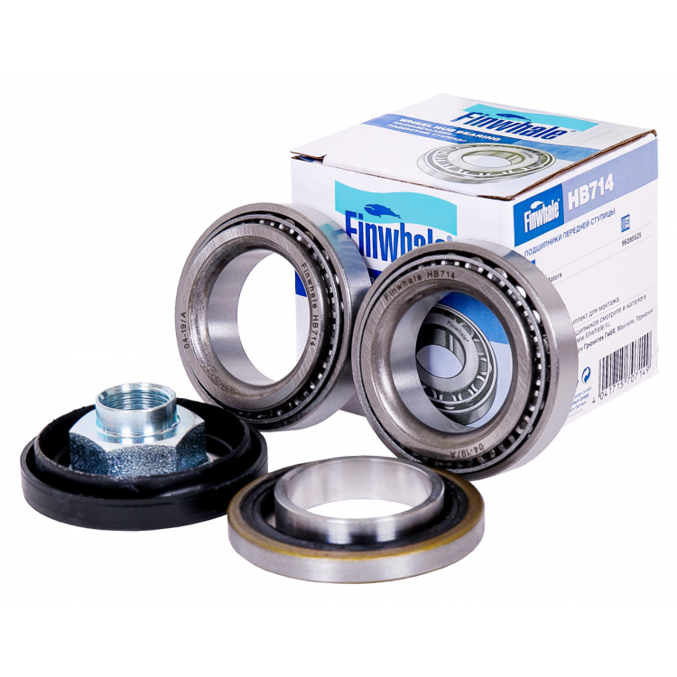 FINWHALE Підшипник передньої ступиці Matiz, Spark (HB714) к-т 2 шт.