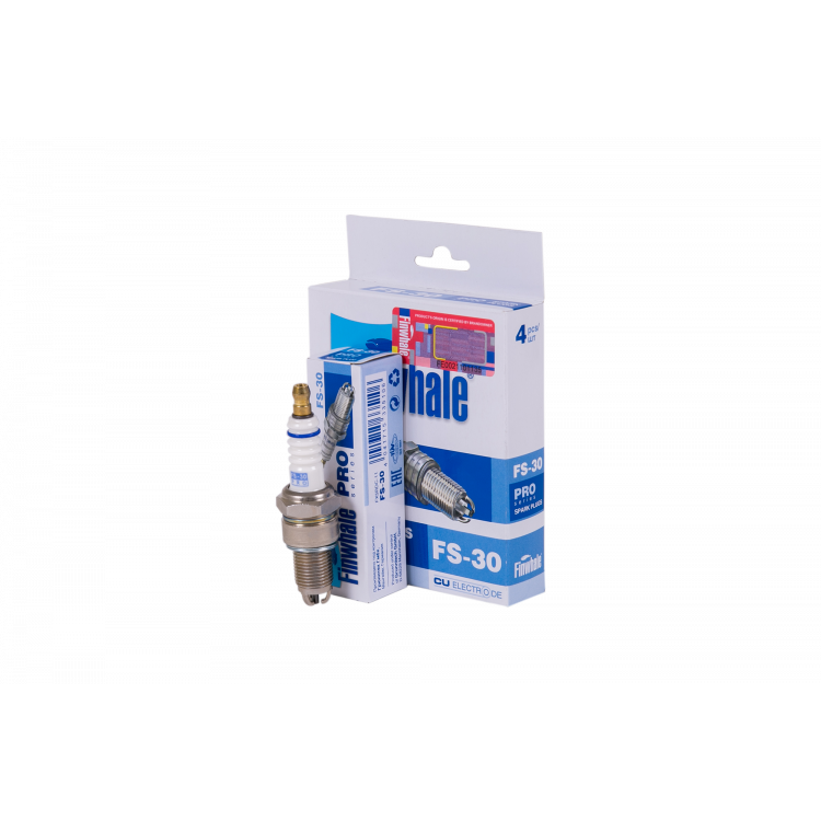 FINWHALE Свічка запалювання FS30/510 X (8 кл.ін.) (3-х елек.) (к-т 4 шт.)
