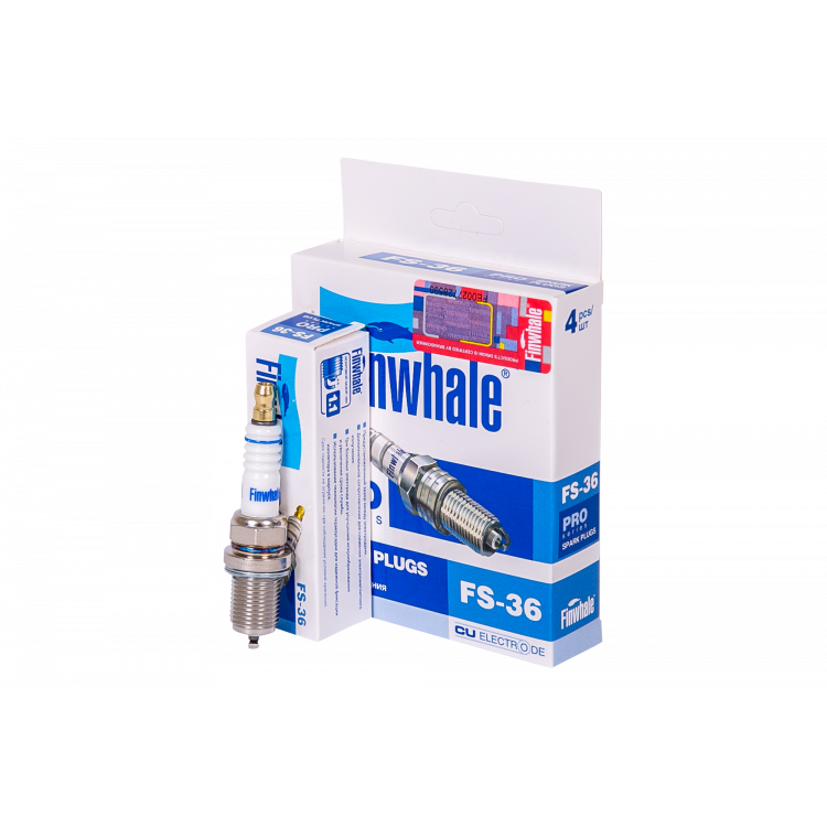 FINWHALE Свічка запалювання FS36 (Lanos 16кл.інж) (к-т 4 шт)