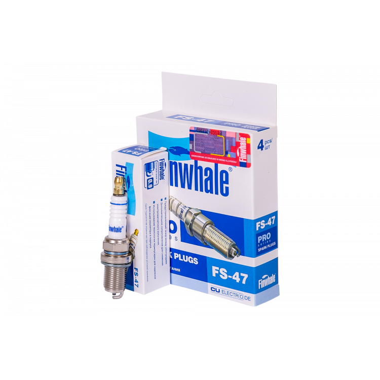 FINWHALE Свічка запалювання FS47 (ZAZ Forza 1.6 16v) (к-т 4 шт)