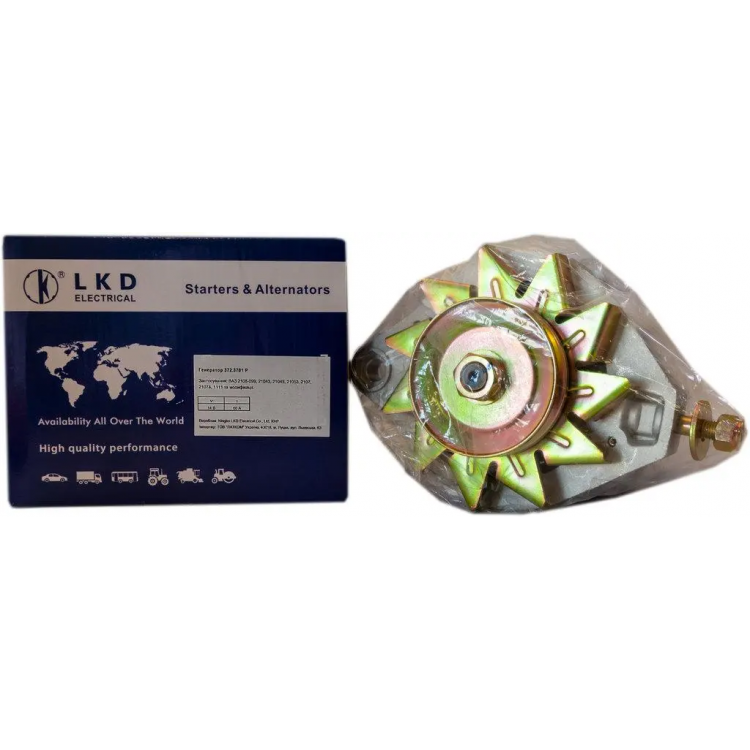 LKD Генератор ВАЗ-2108 (372.3701) 60А  LKD