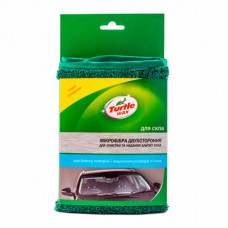 TURTLE WAX Мікрофібра двостороння для очистки та надання блиску скла 420х380 мм X5344TD4