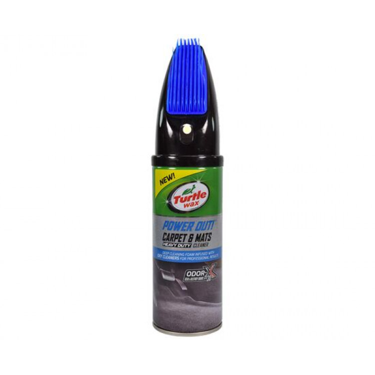 TURTLEWAX  Очисник пінний для текстильних та гумових ковриків з щіткою (ODOR-X)  400мл 52894