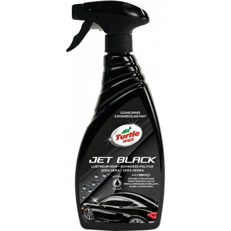 TURTLE WAX Синтетичий Чорний поліроль HYBRID JET BLACK 500мл 53203 / 15182