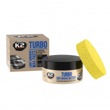 K2 Turbo  Паста воскова (з губкою) 250г K004