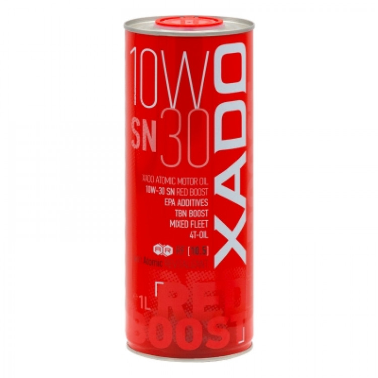 Олива моторна XADO Atomic Oil 10W-30 SN RED BOOST 1л  ХА 25111