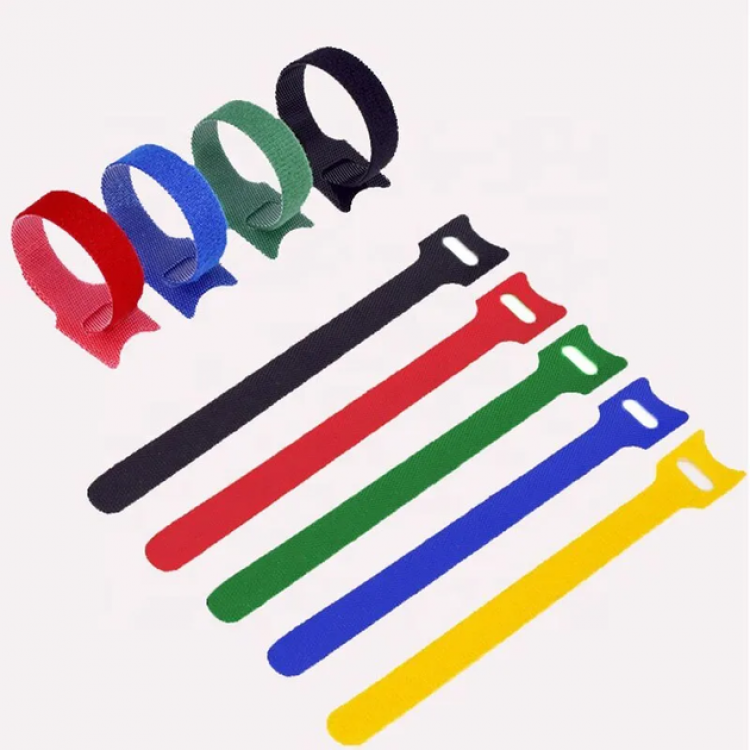 ZOLLEX  хомут липучка 200мм кольорові (5шт)