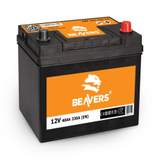 Акумулятор BEAVERS Asia 40Ah/12V/330A (правий +)