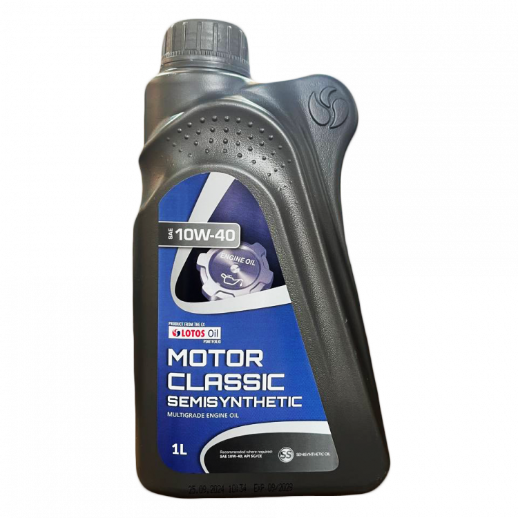 Олива моторна LOTOS motor classic semisyntetic 10W-40 1л