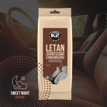 К2 LETAN LEATHER CLEANER-Серветка для очищення шкіряної оббивки 24шт K210
