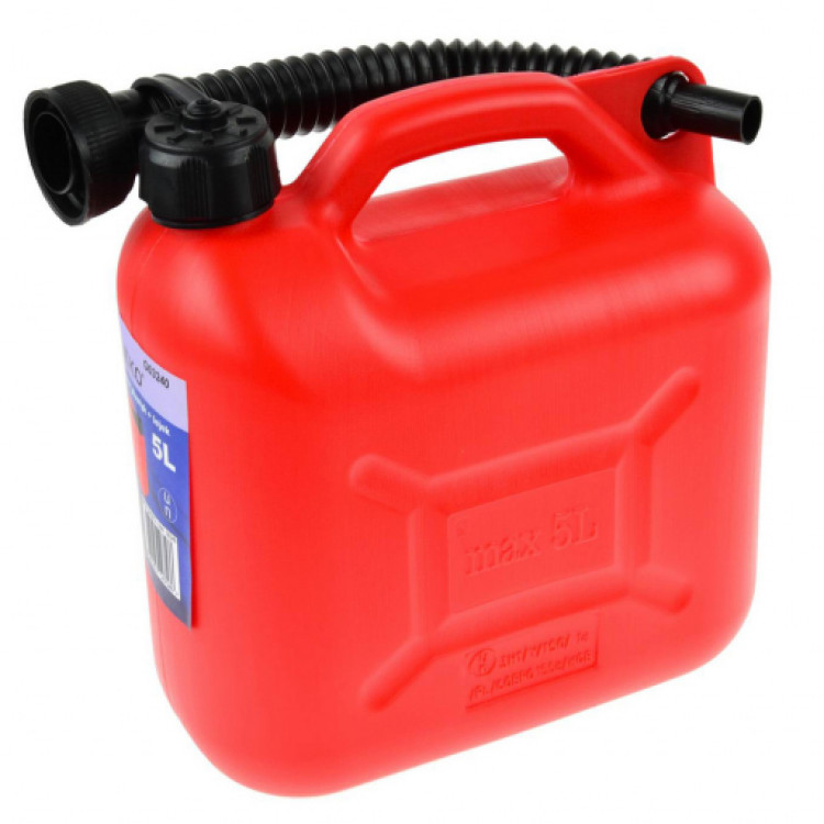 Каністра для пального 20л червона (з лійкою) HICO