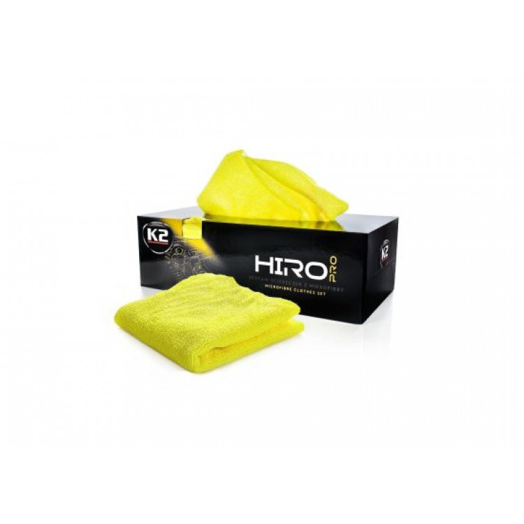 К2 Pro  HIRO PRO MICROFIBRE CLOTHES SE Серветки трикотажні з мікрофібри 30x30см (30шт)   D5100