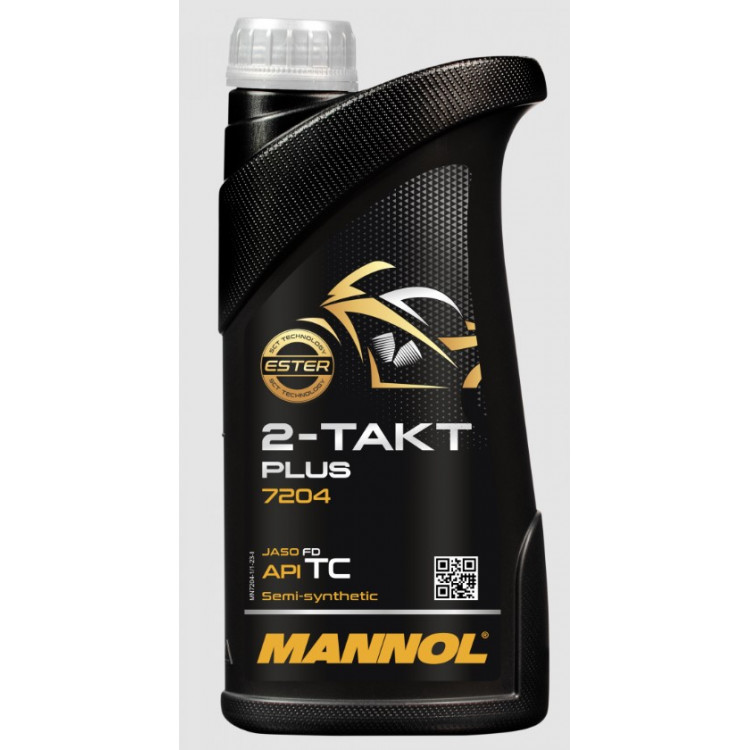 Олива мото  Mannol 2-Takt Plus 1л  7204-1