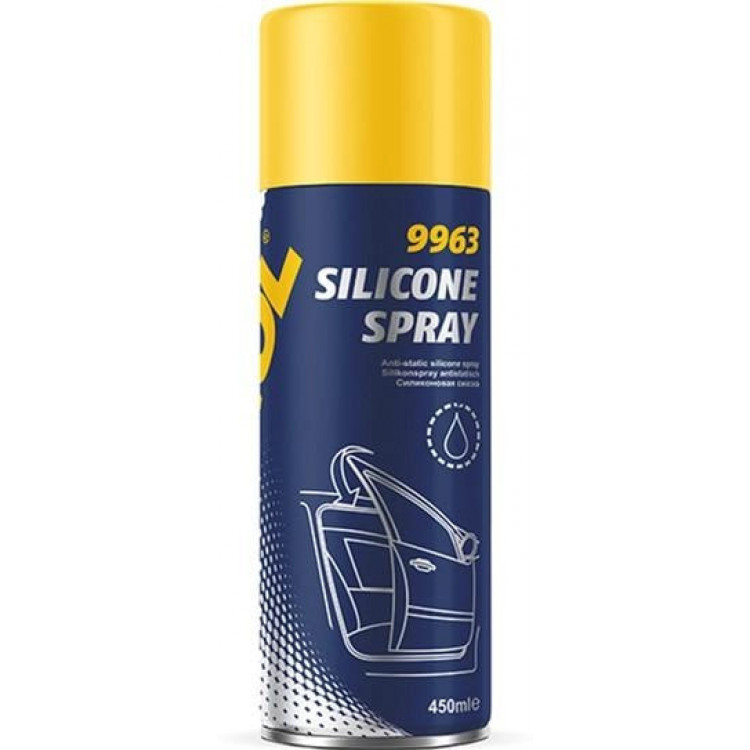 Mannol SiliconeSpray  Змазка силіконова 450мл   9963