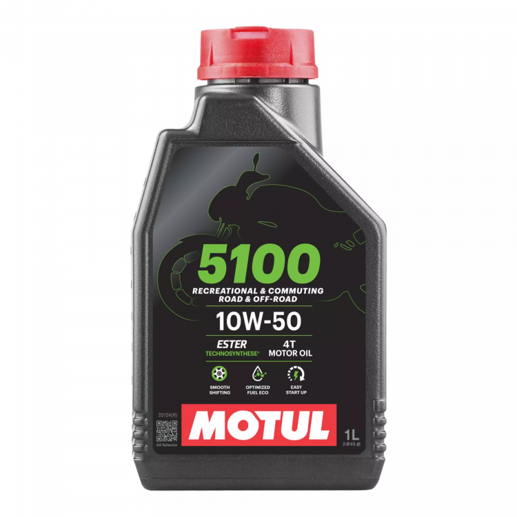 Олива мото Motul 5100 10W-50  4T 1л  10407