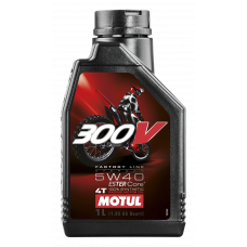 Олива мото Motul 300V  Faktory Line Off Road  4T 5W-40  4л  104135