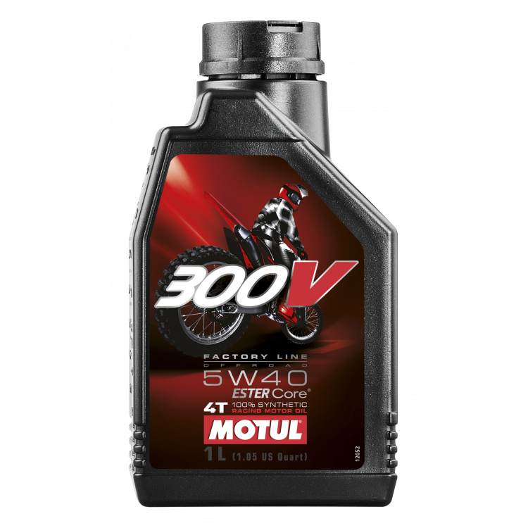 Олива мото Motul 300V  Faktory Line Off Road  4T 5W-40  4л  104135