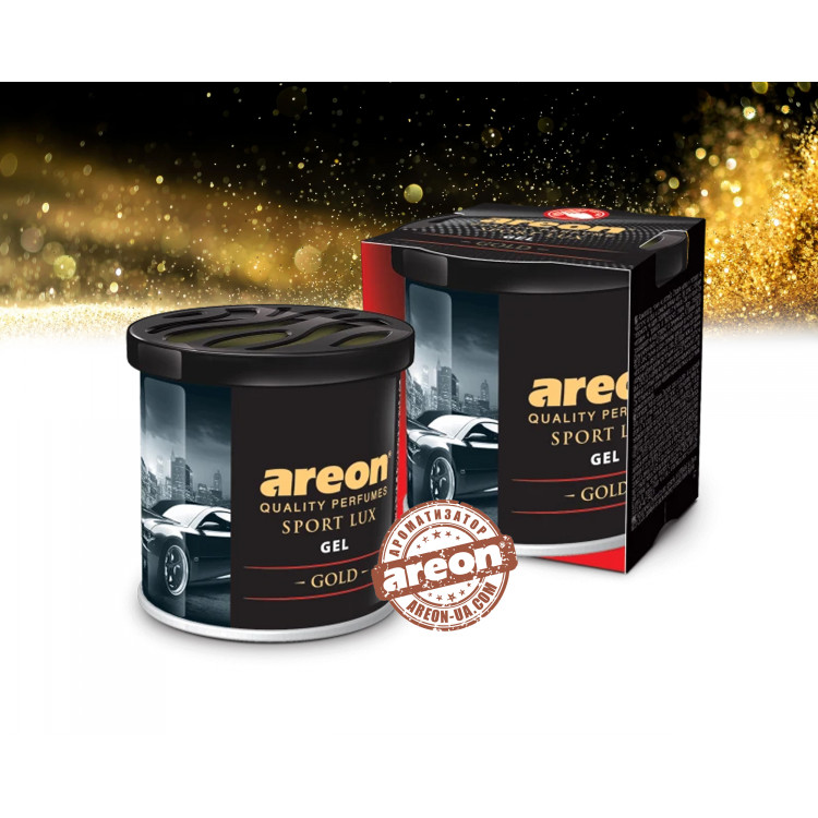 Ароматизатор під сидіння Areon SPORT LUX GOLD (золото)
