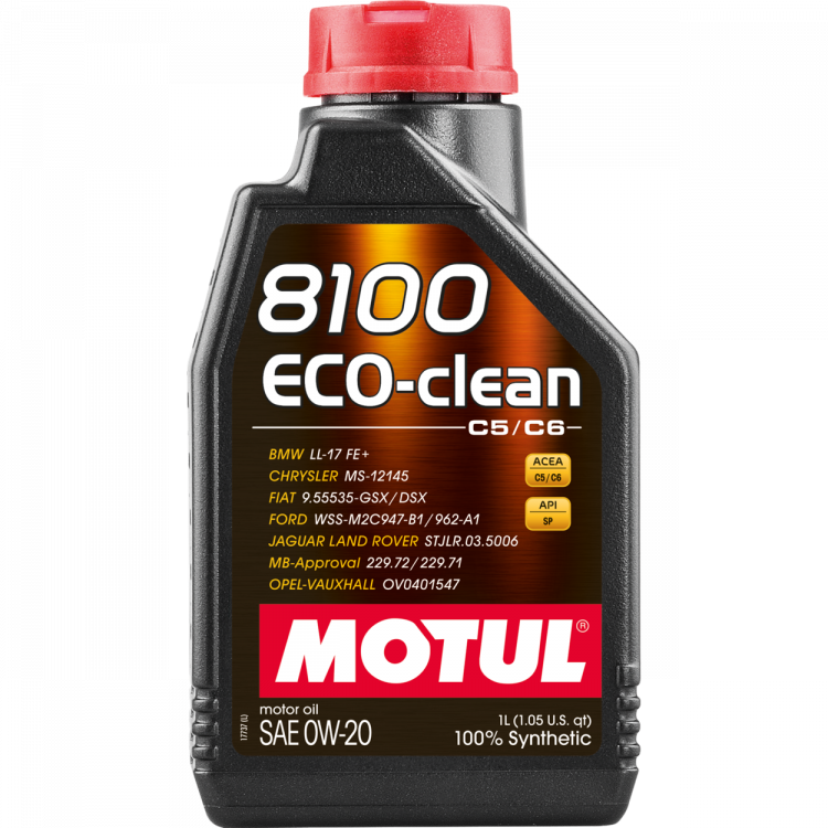 Олива моторна Motul 8100 ECO-clean (C5)  0W-20  5л  108862