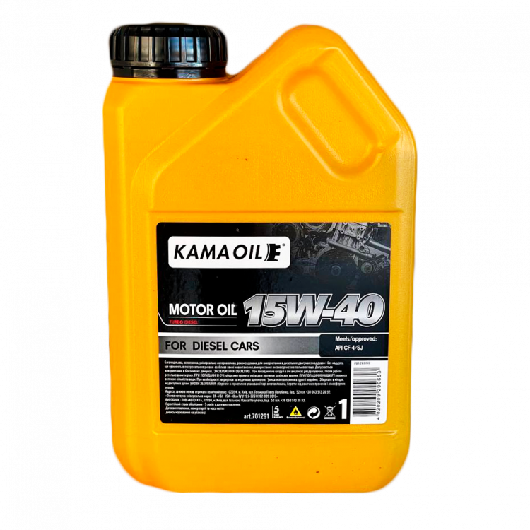 Олива моторна КАМА OIL 15W-40 Diesel  1л