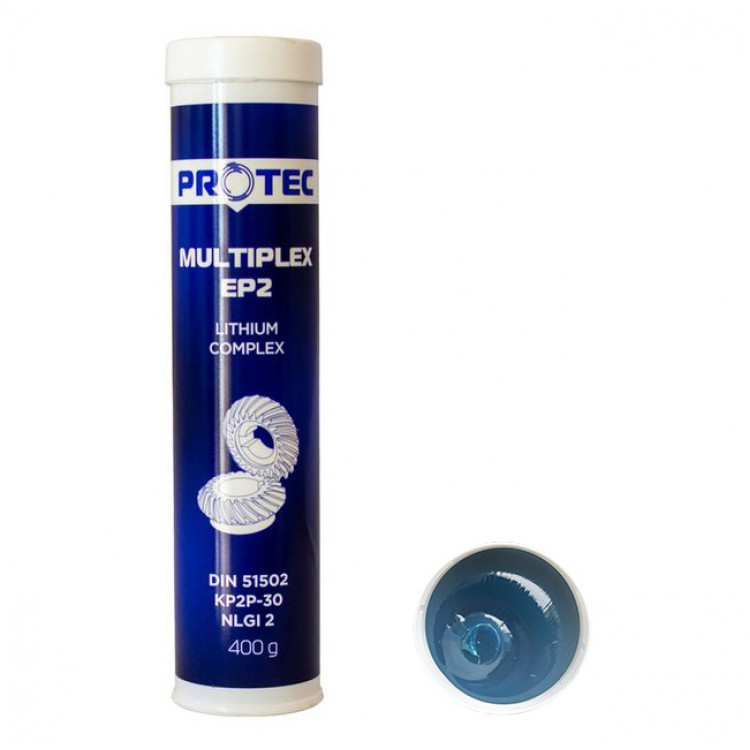 PROTEC Muitiplex EP-2  Літієве високотемпературне мастило  400гр (сине)