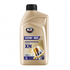 Олива моторна K2 SEMISYNTHETIC MOTOR OIL XN 10W-40 1 л 02071E
