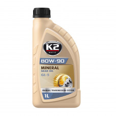 Олива трансмісійна K2 Mineral Gear Oil GL-5 80W-90 1л  O5541E