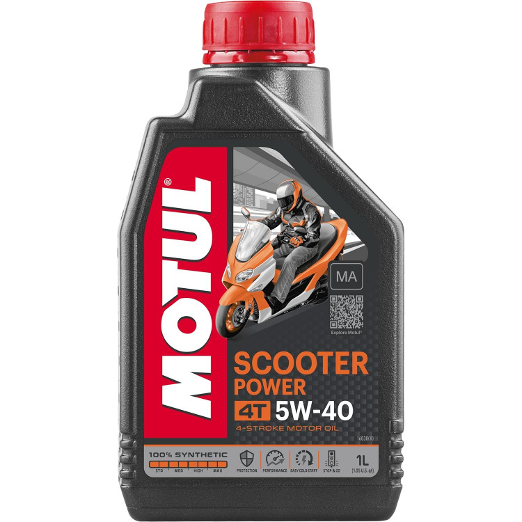 Олива мото MOTUL  Scooter Power  4T 5W-40 MA 1л 105958