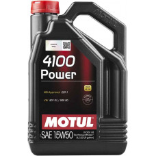 Олива моторна MOTUL 4100 Power 15W-50  5л. 100273
