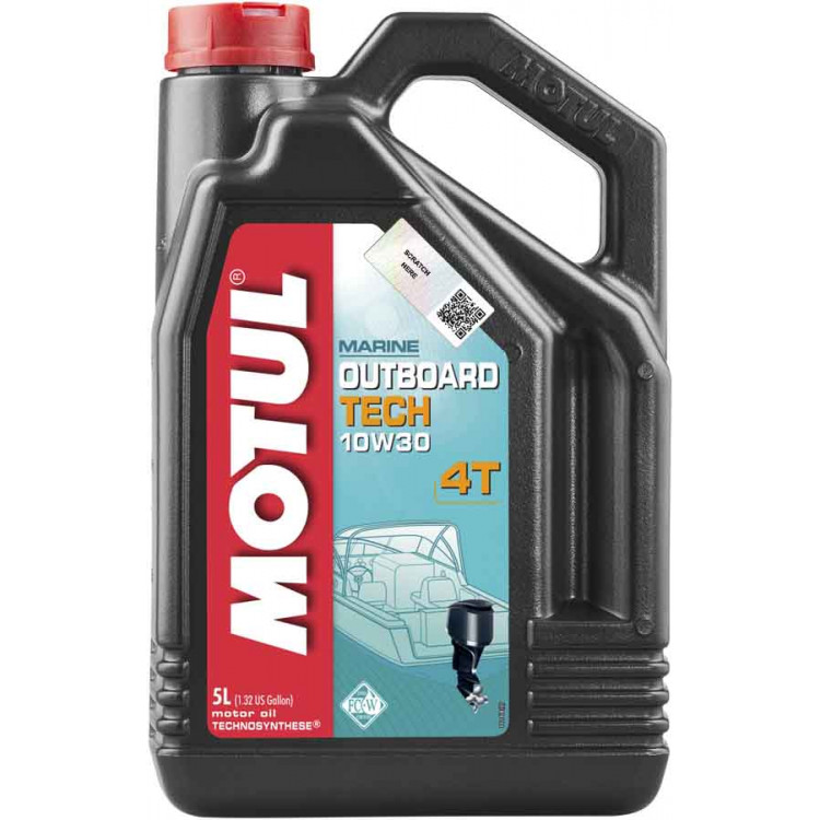 Олива для катерів MOTUL Outboarb Tech 10W-30  4T  5л 101747