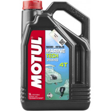 Олива моторна Motul  Marine Tech 25W-40 4T  5л  •107716•
