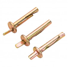 Анкер-клин стельовий 6х40 цинк жовтий (пач. 50 шт.)