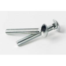 Болт із квадратним підголовником з повним різьбленням М6*16 DIN 603 кл. пр. 4,8 цинк білий (пач.50шт