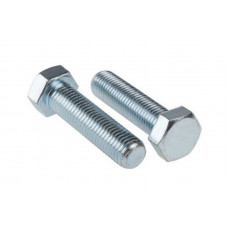 Болт із шестигранною головкою з повним різьбленням М10*100 DIN 933 кл. пр. 5,8 цинк білий (пач.10 шт