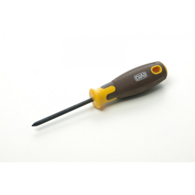 Викрутка хрестова PH 1* 75 мм СИЛА композитна воронена