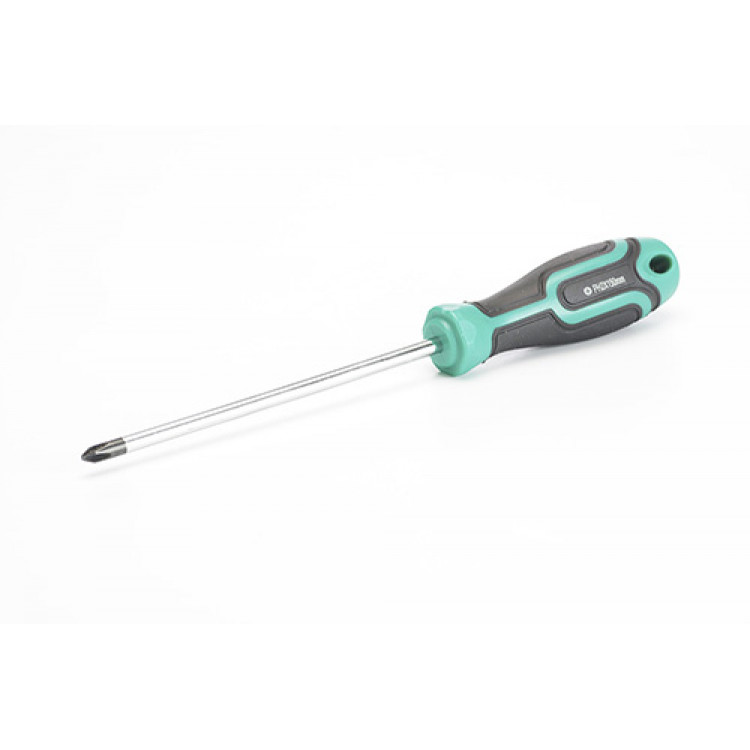 Викрутка хрестова PZ 2*100 мм СИЛА прогумована Стандарт