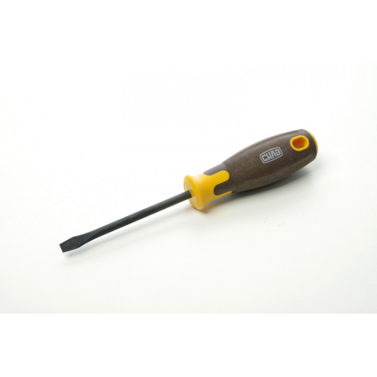 Викрутка шліцьова SL 6*100 мм СИЛА композитна воронена