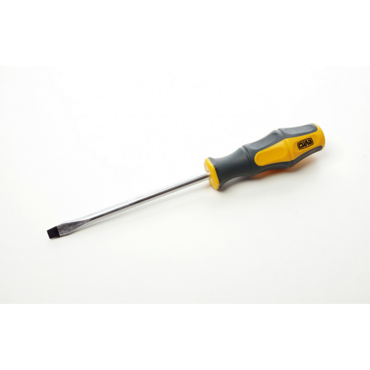 Викрутка шліцьова SL 8*150 мм СИЛА прогумована