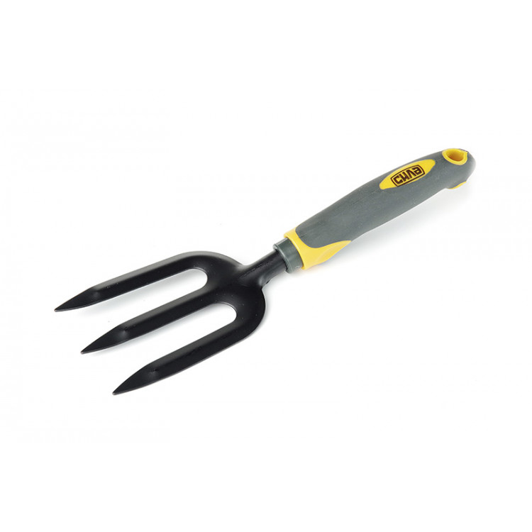 Вилка посадкова СИЛА з гумовою рукояткою